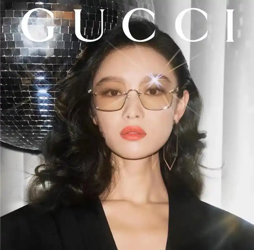 古驰gucci倪妮经典海报款几何大框光学眼镜gg0396o  - 抖音
