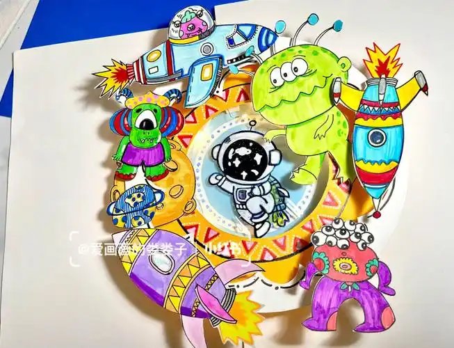 星际太空立体画附教程