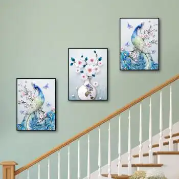 【jd优品】走道装饰画楼梯间挂画欧式走道楼道装饰壁画复式楼走廊装饰