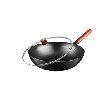 asd 爱仕达 炒锅精铁不易锈健康无涂层铁炒锅家用厨房炒菜锅 煤燃气明