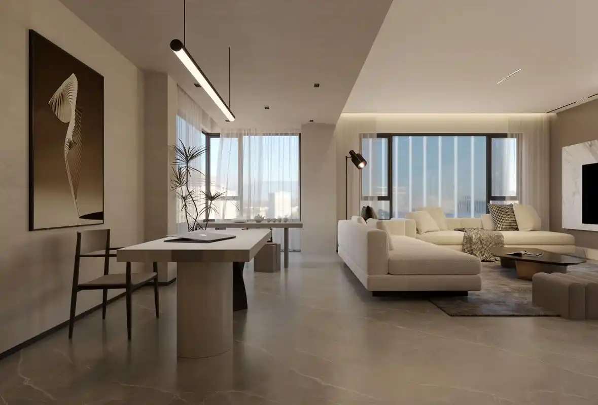 贵阳中铁阅山湖云著160平大平层户型装修设计效果图