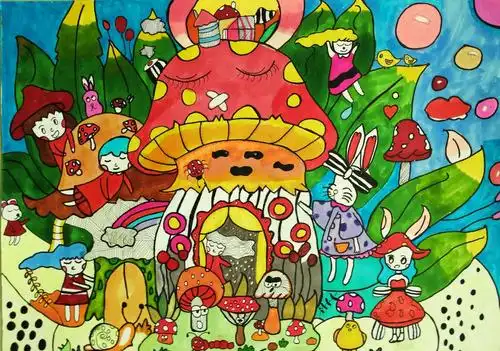 商丘幼师2019年学生儿童主题画创作及卡通画大赛作品选