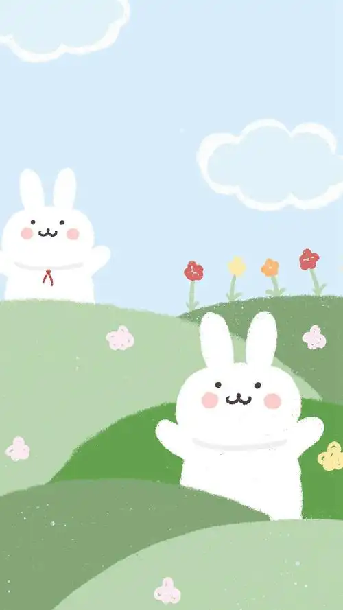 粉嫩系可爱超萌卡通精选iphone7手机壁纸图片下载