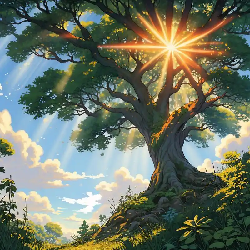 99阳光普照下的大树头像98