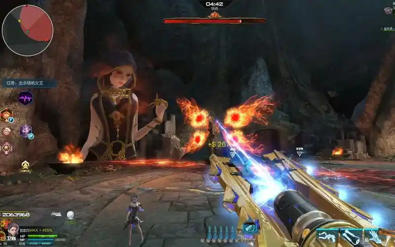 逆战我是第一次打精绝女王三形态打18分钟手都抽筋了