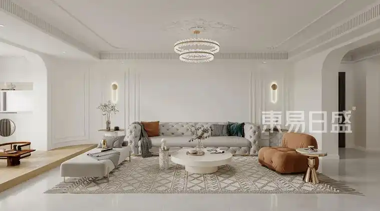 当前位置:>首页>装修案例>环岛豪庭120平米法式风格装修案例>更多客厅