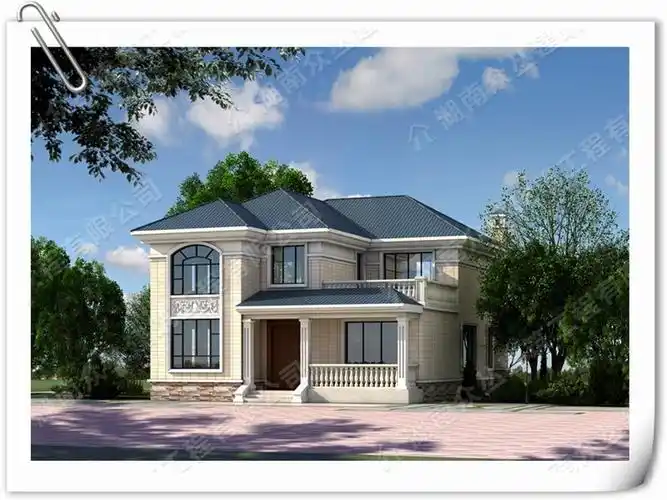 欧式二层别墅设计图效果图