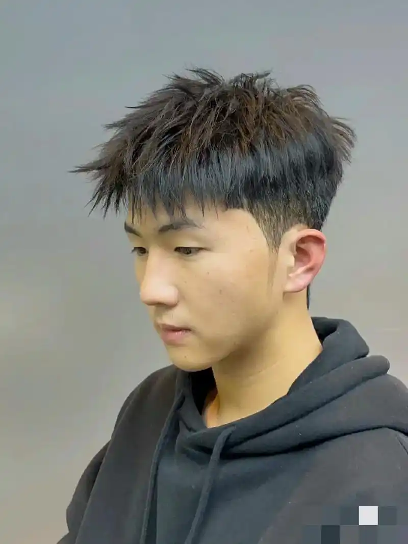 烫摩根碎盖的好处就是方便打理 手残党的必备发型之  - 抖音