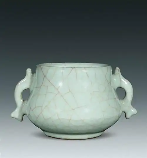 宋代官窑月白釉簋式炉 -  - 瓷器 玉器 书画 杂项 家俱 - 2008秋季