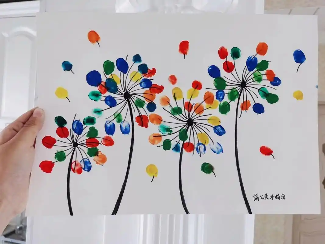 💙💜这幅儿童创意美术画,适合幼儿园小班和中班孩子,需要准备白卡