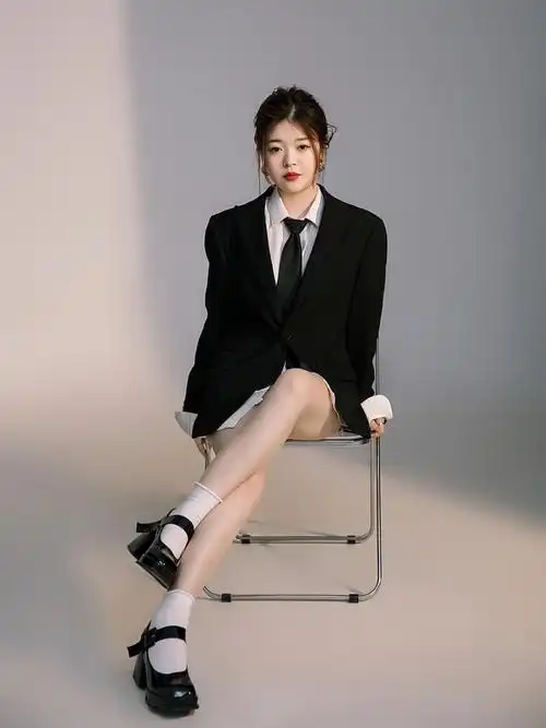 西装写真时尚画报女神写真