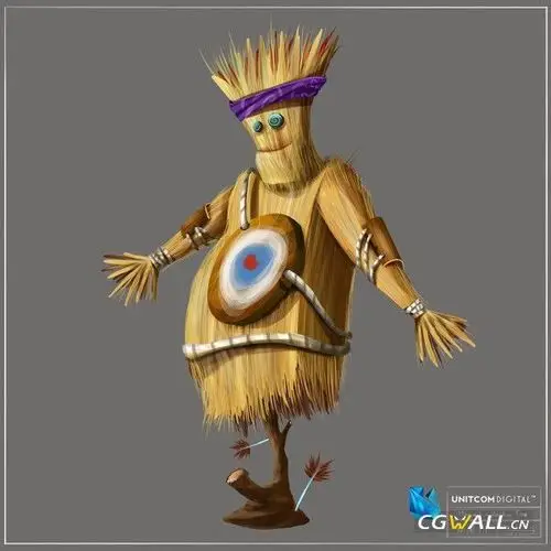 cgwall游戏原画网站_稻草人游戏原画设定