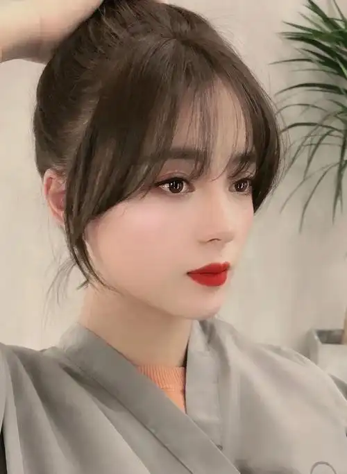 网红法式刘海2022最新款