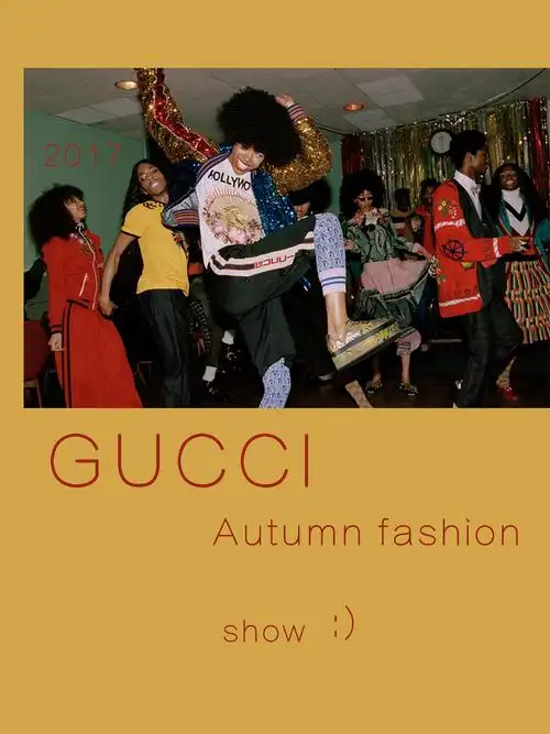gucci平面海报