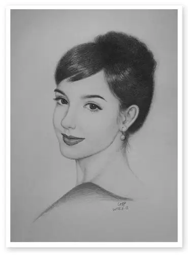 时间已停止,黑白肖像画欣赏