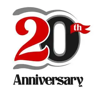 20周年纪念矢量标志照片