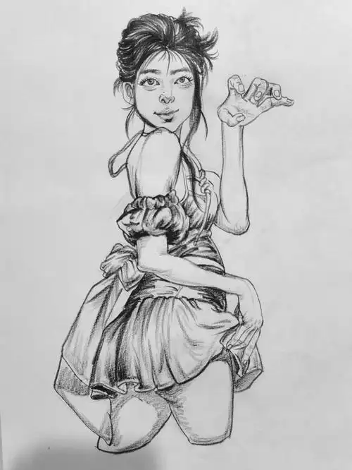 速写练习28临摹