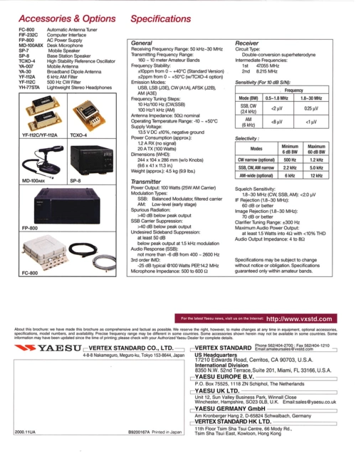 八重洲(yaesu)ft-600短波电台使用说明书(英文版).pdf