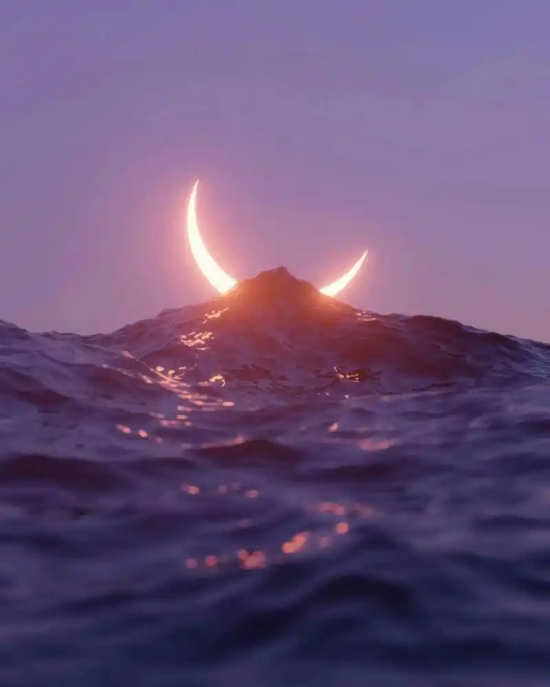 治愈系月光唯美意境图 在冗长的黑暗里,你是我唯一的光7315