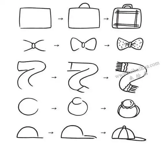 云南饰品简笔画