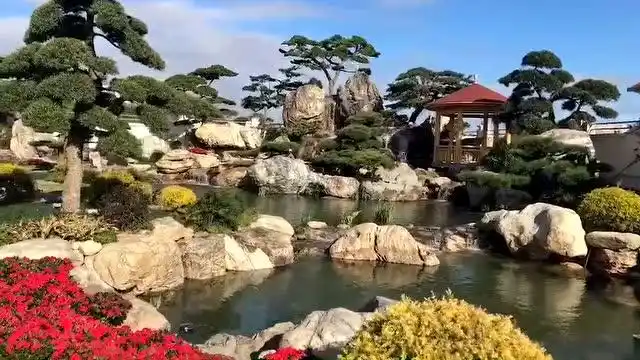 欧亚瑟生态水景案例——福建中式花园池塘