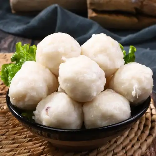秋官郎福州正宗白墨鱼丸手工无添加海鲜墨汁丸火锅食材连江鱼圆