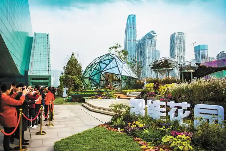 花博会热度不减游客流连忘返