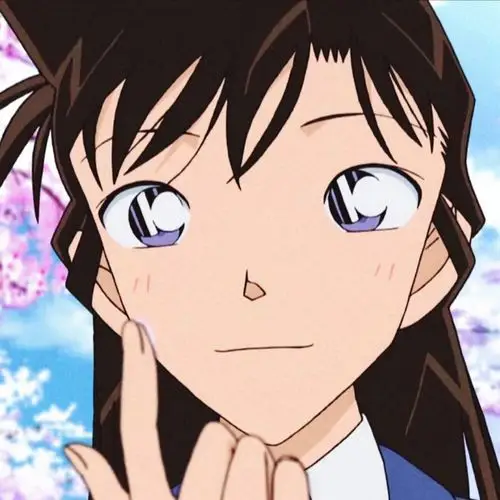 名侦探柯南 工藤新一 柯南 毛利兰 小兰 情侣头像 情侣 可爱头像 背景