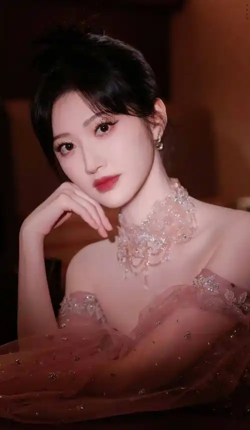 景甜粉钻裙造型惊艳亮相,她的气质真好!_魅力_时尚_粉色