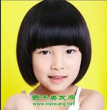 小学生短发如何扎好看_小学生短发发型图片_西子美发网www.xiziwang.