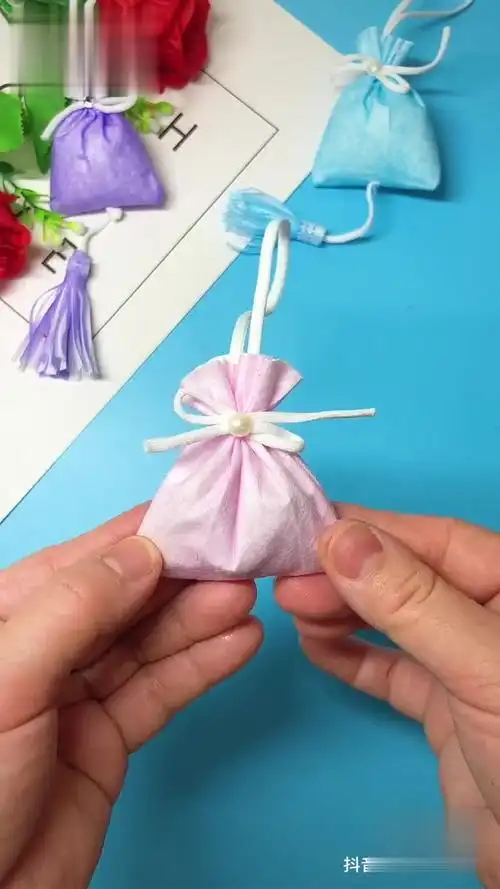 用口罩做个美美的小香包,又好看,又实用抖来涨知识传统文化季口罩手工