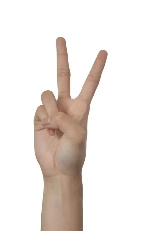 拍照最常用的剪刀手手势图片 - 第4张