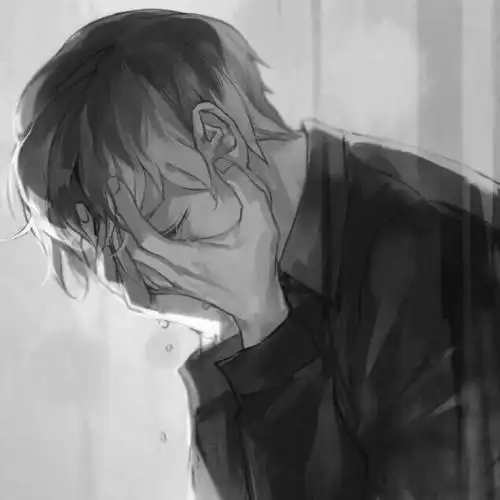 qq头像男生黑白世界很黑其实我很美