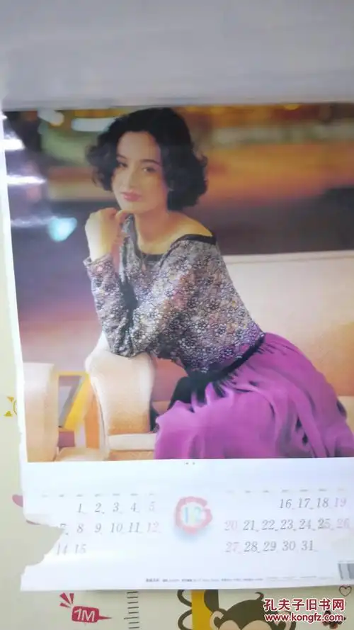 1998 新星风采 挂历:封面瞿颖【李琳,蒋勤勤,郭柯宇,陈红,辛颖,史兰芽