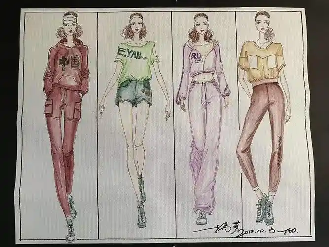 学员服装色彩搭配作业