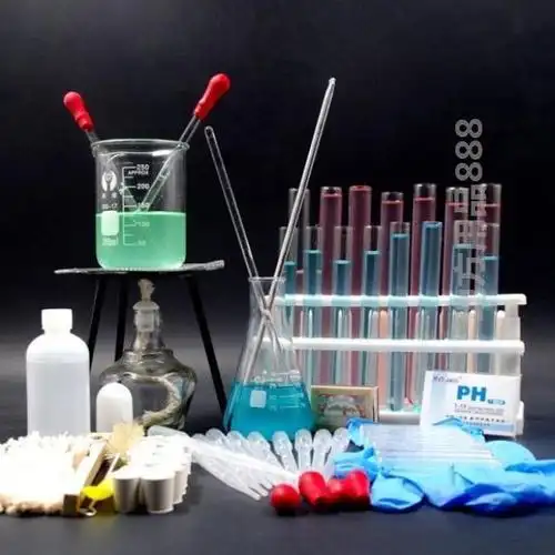 一折化学实验器材 玻璃瓶_科学实验用具套装化验室高中全套玻璃瓶耐