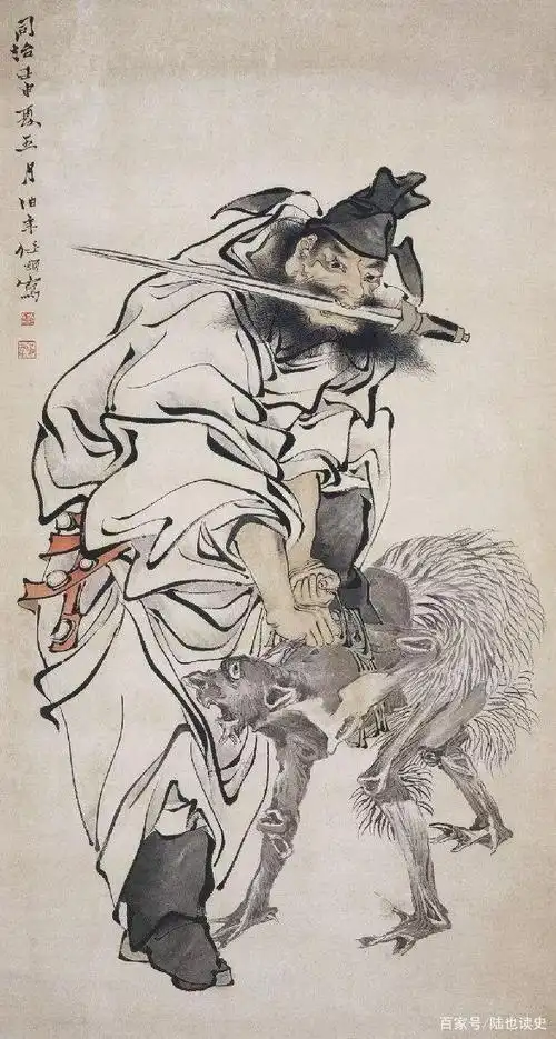 《钟馗捉鬼图》