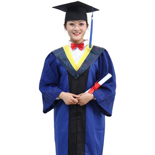 硕士服大学生男女文科理科学士服学院风演出学位服学士服毕业礼服