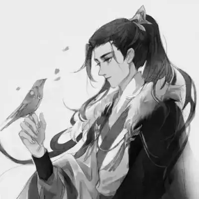 古风头像黑白男 高冷帅气的古风头像男仙风道骨黑白图片_男生动漫头像