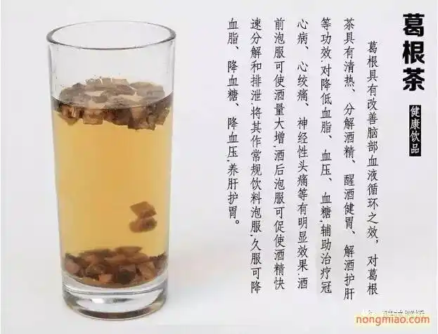 葛根茶的作用与功效