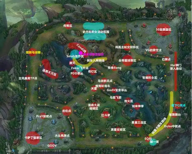 召唤师峡谷旅游地图