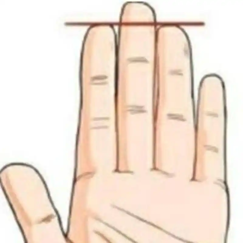 这个代表什么呀 有没有跟我一样食指和无名指一样长的呀?