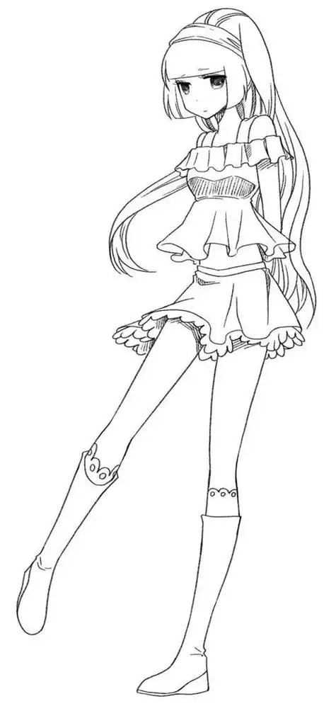 卡通 漫画 手绘 头像 线稿 700漫画少女漫画女孩卡通人物设计图片下一