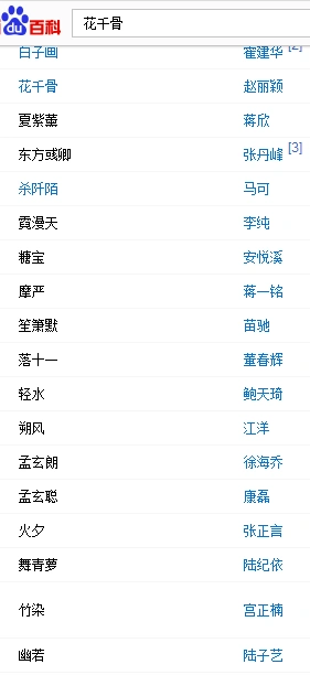 国产cos大作 仙侠奇缘之花千骨的演员表
