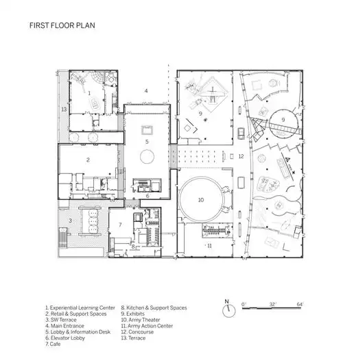 美国陆军国家博物馆空白薄暮