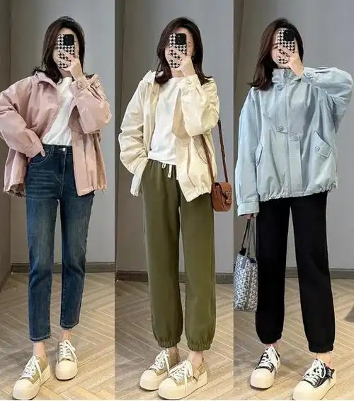 小个子春季穿搭,舒适时髦接地气,日常通勤照着穿