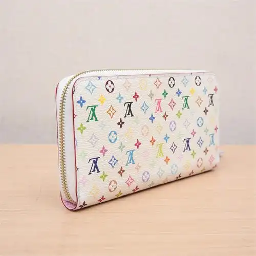 白三彩三彩自营中古lv路易威登女包钱包通用款女包