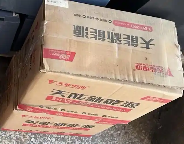 gd04c用蓄电池可旧换天能6v200t电瓶3evf200s时风电动d101d102