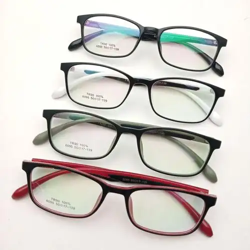 新款超轻tr90眼镜框黑色男女近视眼镜架小码方框多色可选51-17