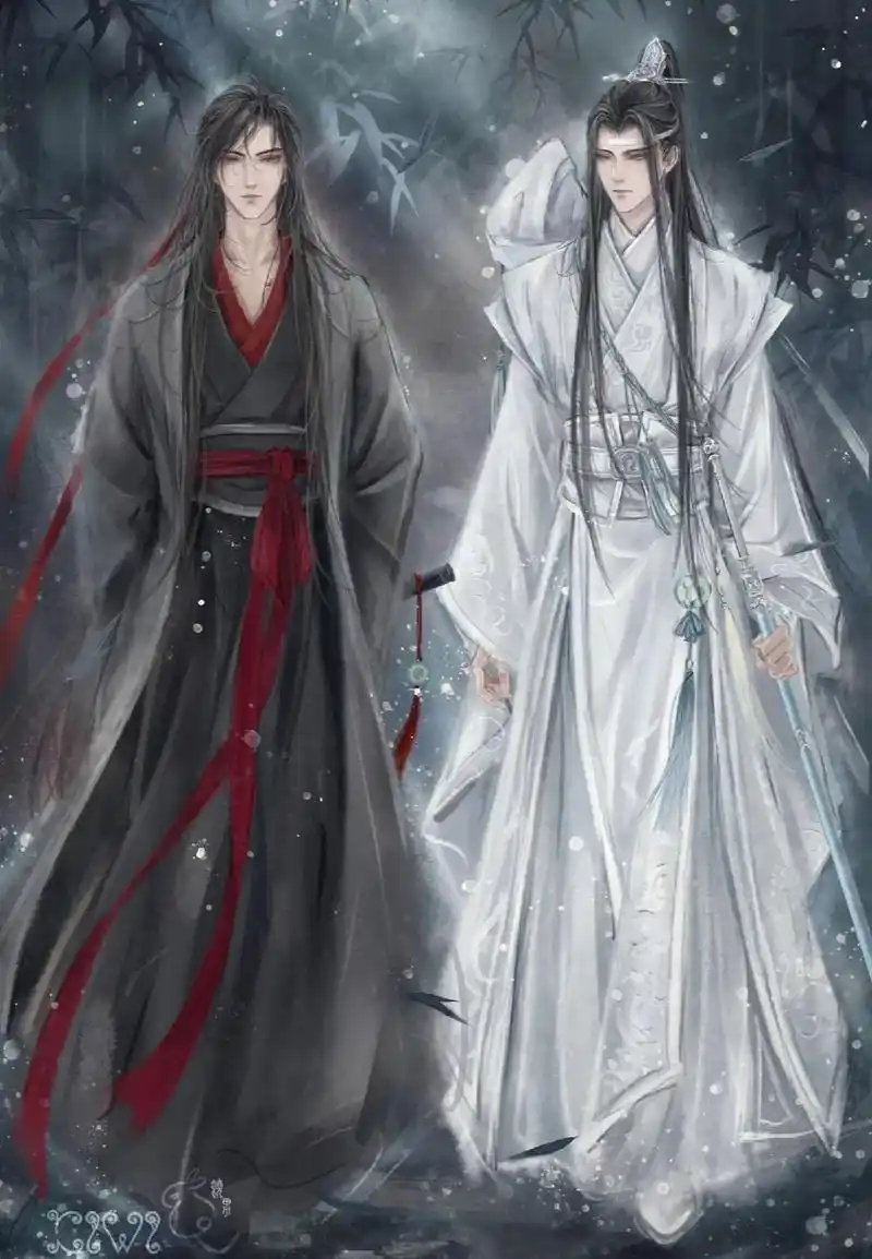 来了来了,送你一组忘羡的壁纸,请签收#魔道祖师 #忘羡#召唤 - 抖音